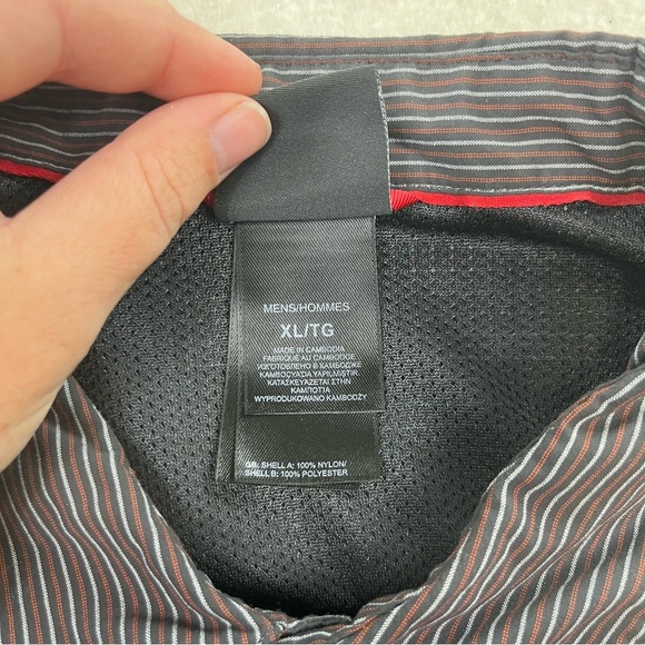 The North Face Men’s Dark Brown Striped Vented Button Up Long Sleeve Shirt Sz XL - Picture 4 of 8